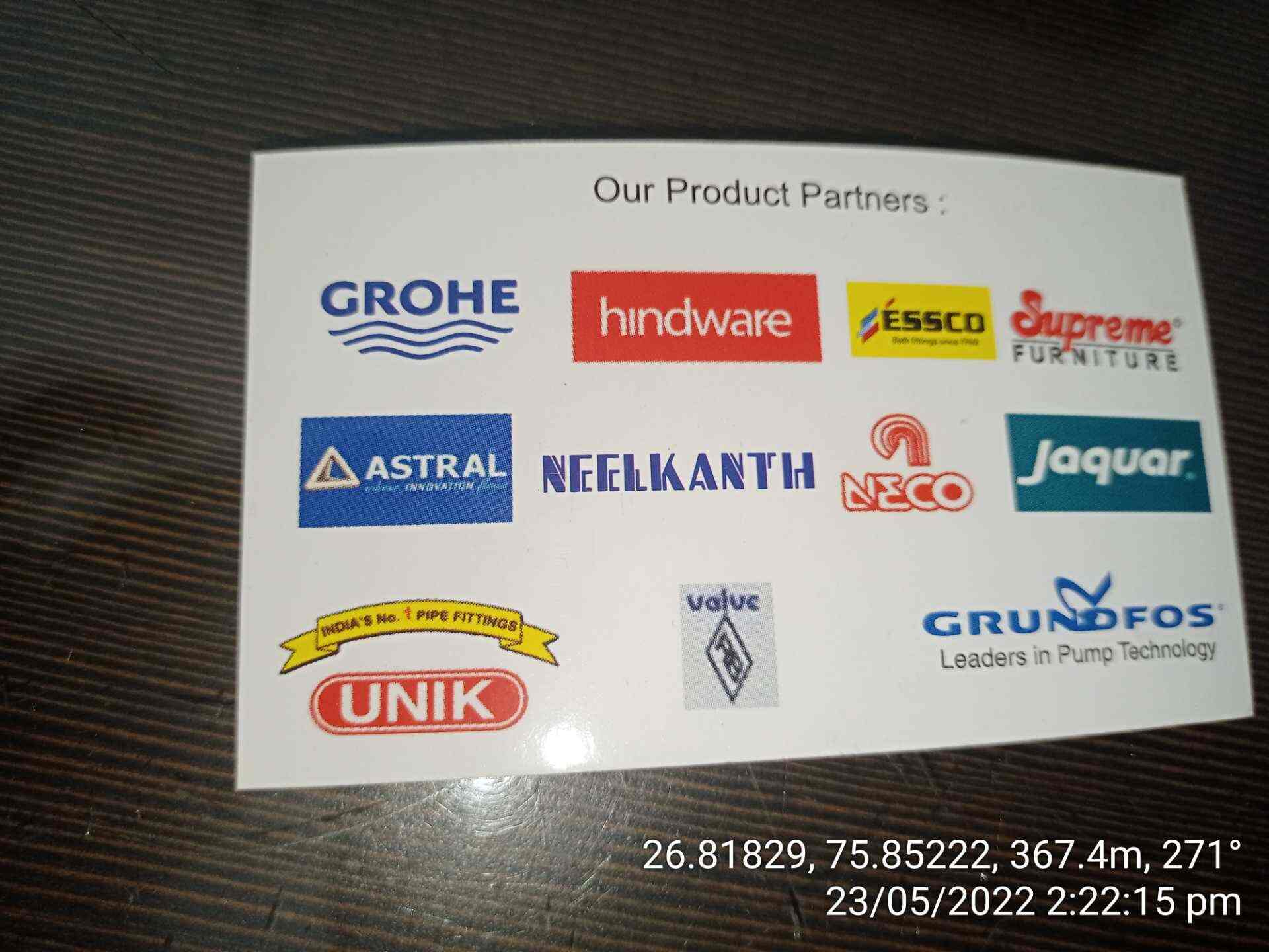 Roshan Sales in Jagatpura Getor,Jaipur - Best Sanitaryware Dealers