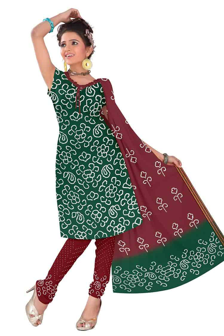 bandhani punjabi dress patterns