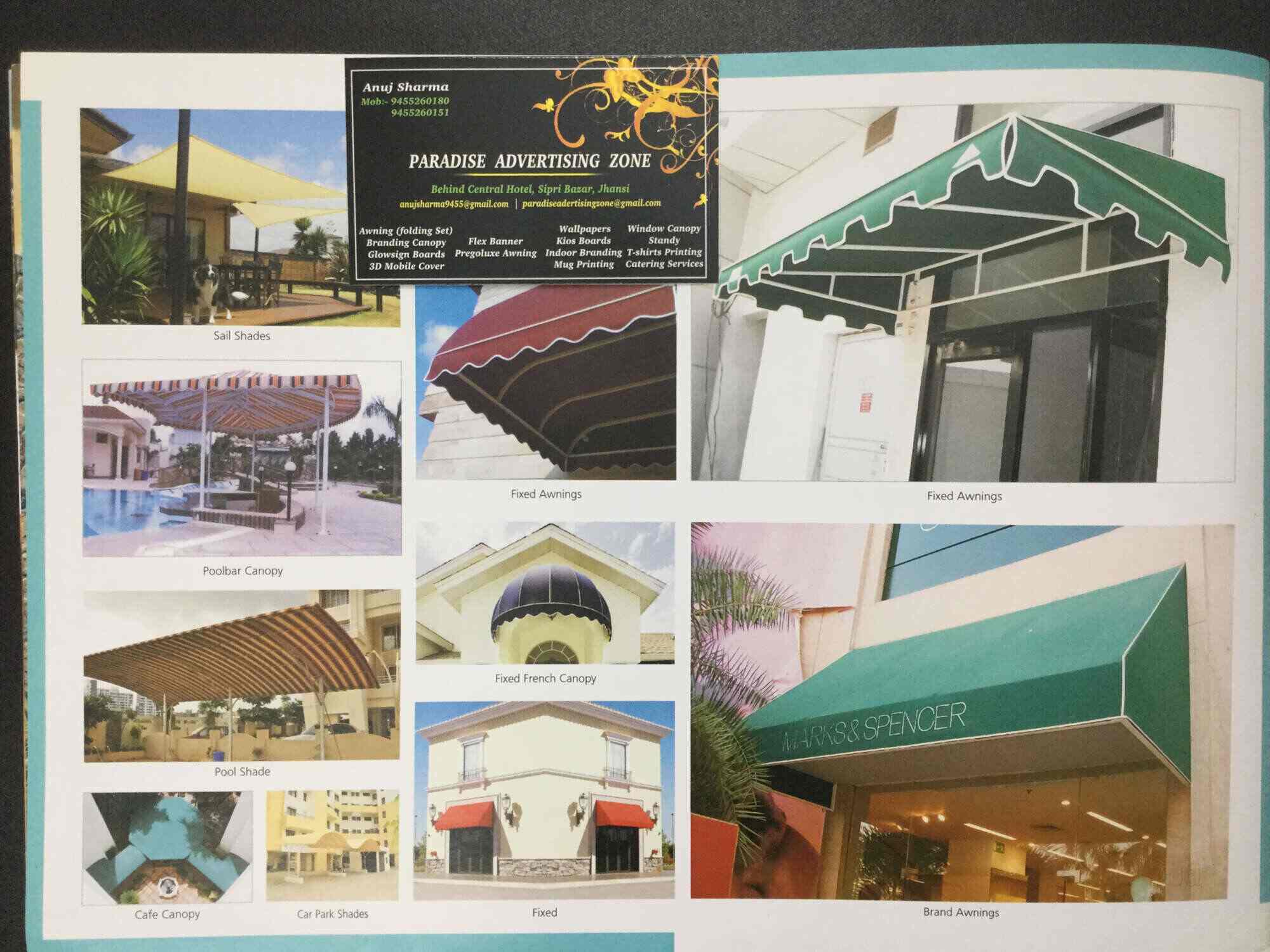 Paradise Advertising Zone Chitra Chouraha Awning Dealers In