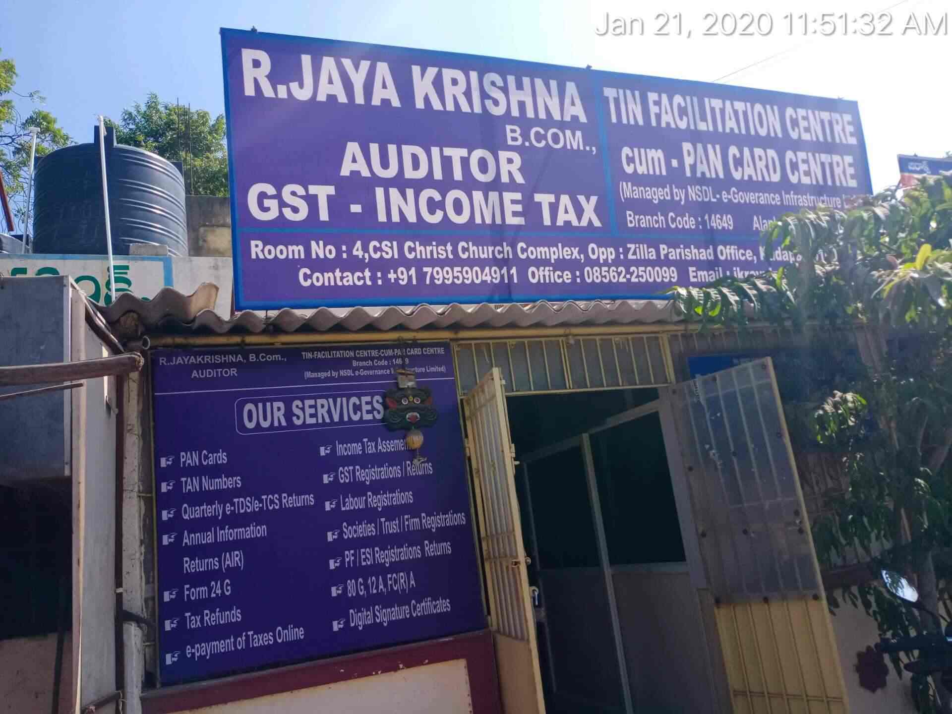 Jk Associates Nagarajupet Tax Consultants In Kadapa Justdial