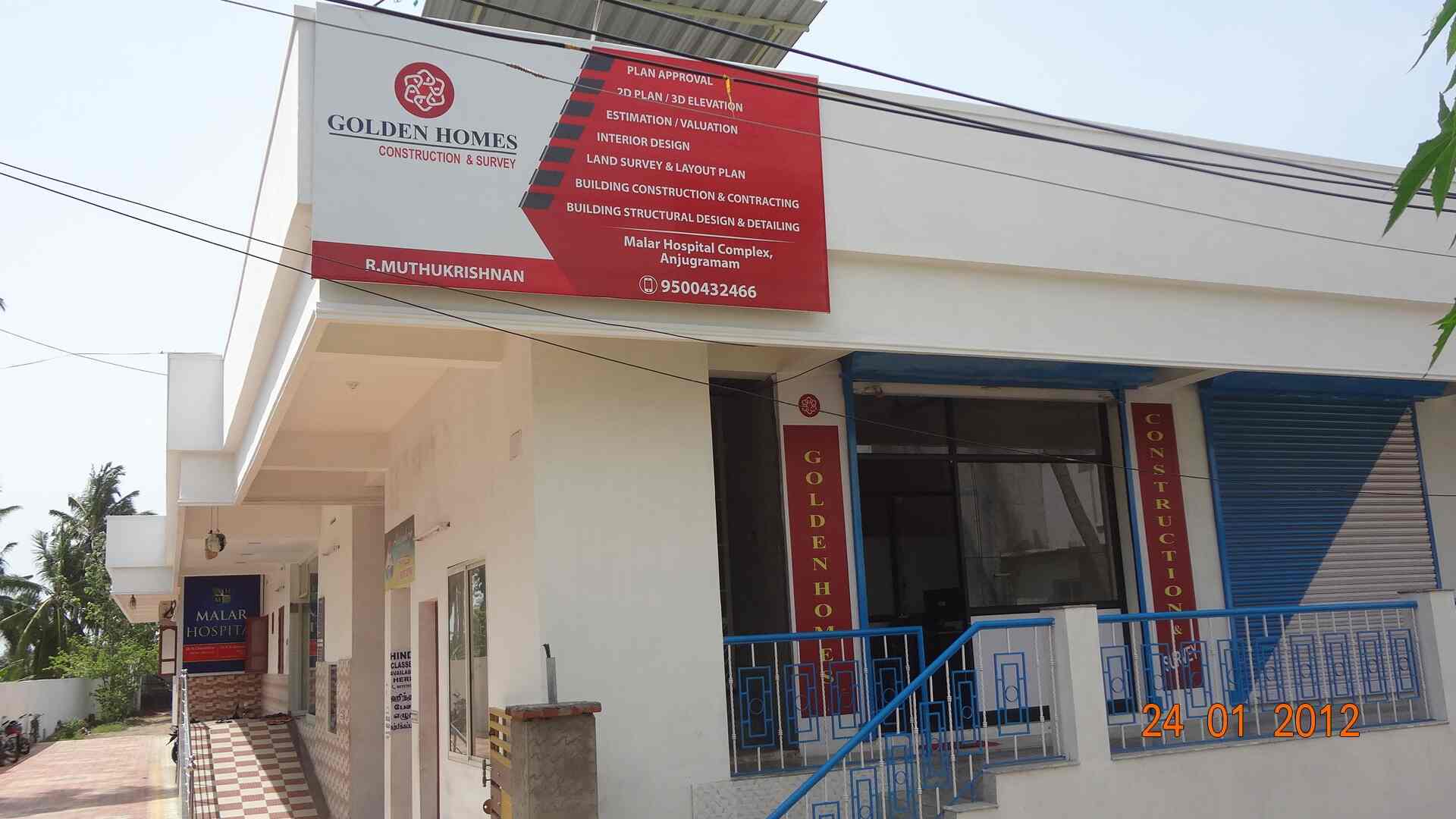 Golden Homes Construction Survey Anjugramam Building