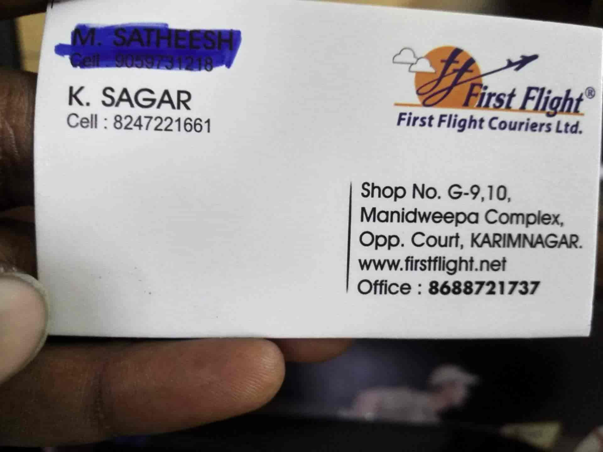 First Flight Couriers Ltd Near Court Circle Opposite Court Courier Services In Karimnagar Justdial