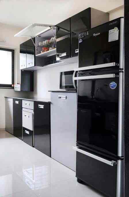 European Modular Kitchen Shahupuri Kitchen Trolley Dealers In