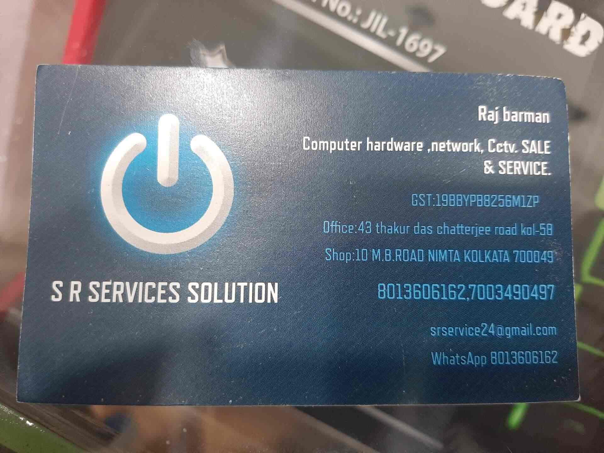 S R Services Solution Near Nimta Sports Club Computer Repair Services In Kolkata Justdial