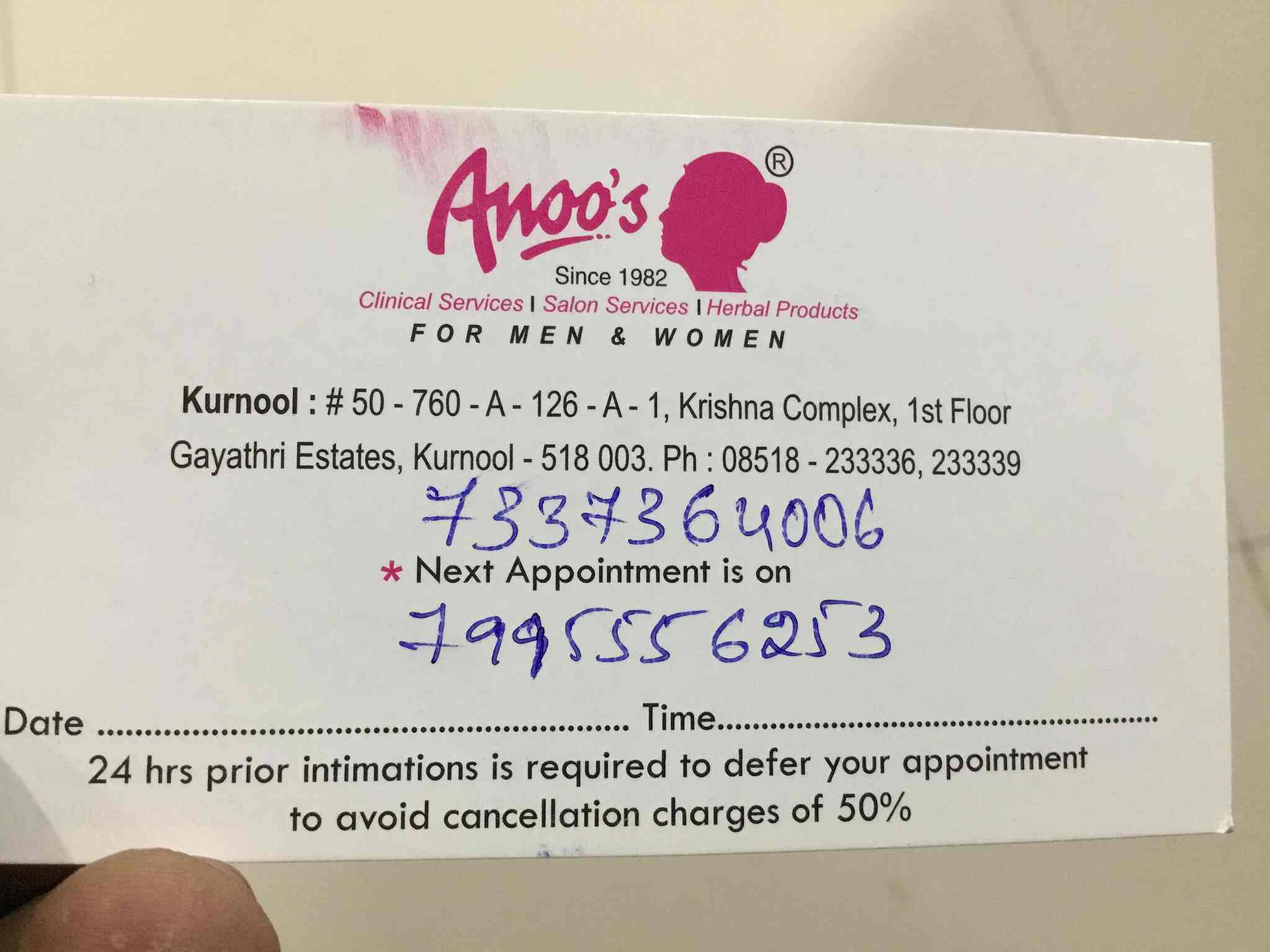 Anoos Hair Skin And Obesity Clinic C Camp Beauty Parlours In