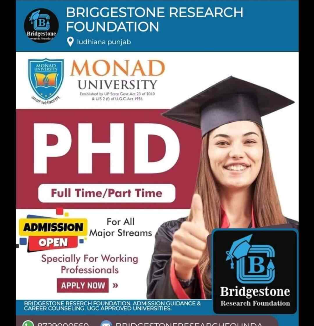 Brigstone Research Foundation in Ludhiana Central,Ludhiana - Best Online  Training Institutes For PHD Research near me in Ludhiana - Justdial