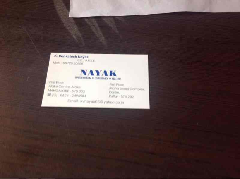 Nayak Constructions Alake Builders In Mangalore Justdial