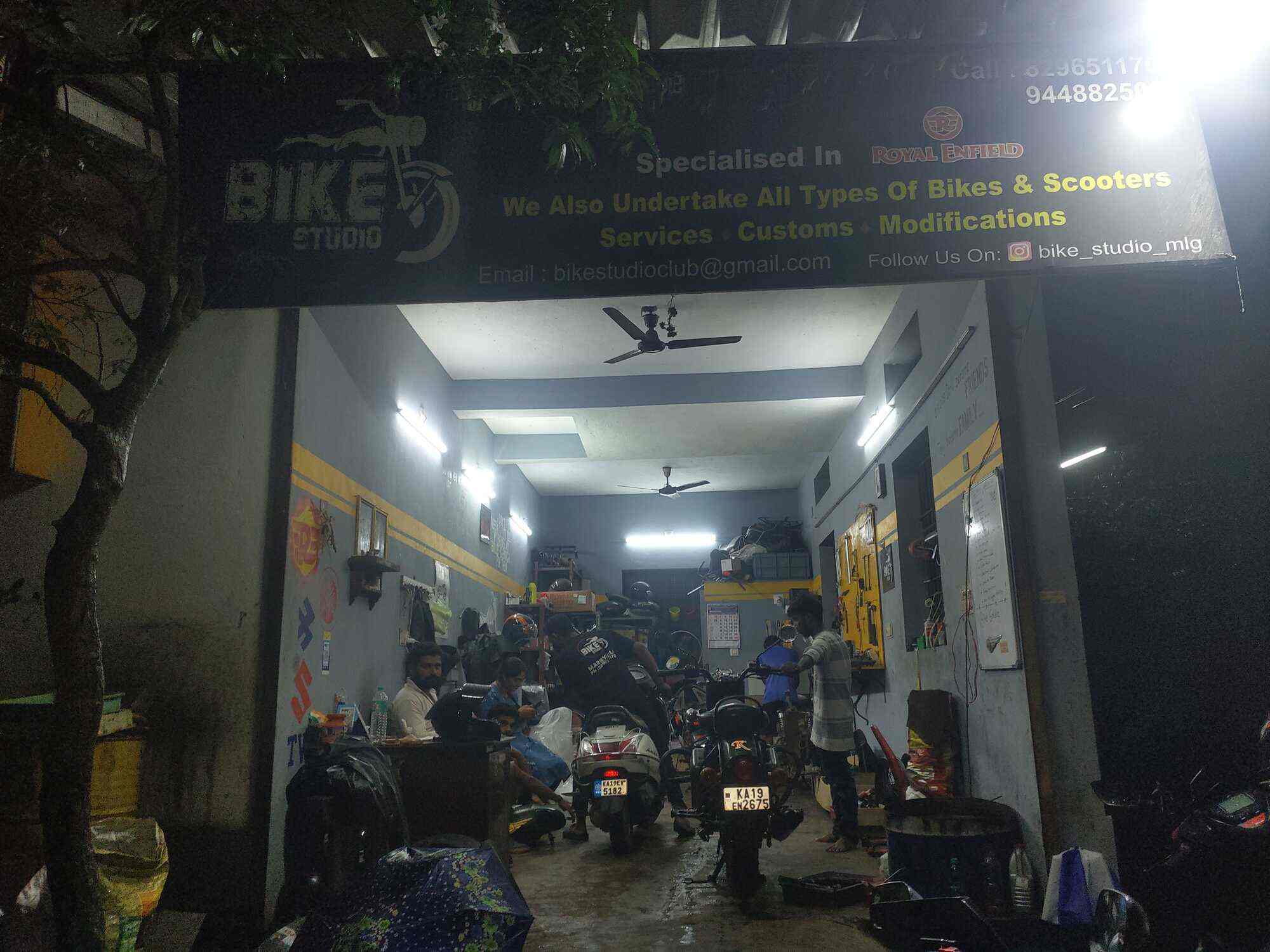 Bike Studio in Maryhill Mangalore Best Motorcycle Repair