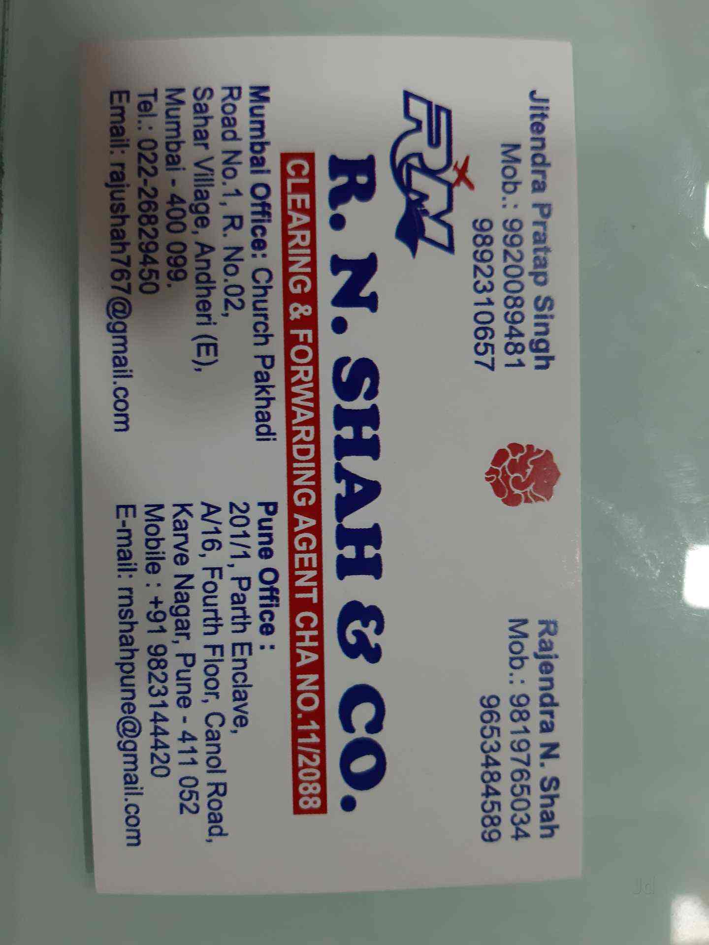 R N Shah Co Andheri East Logistic Services In Mumbai Justdial