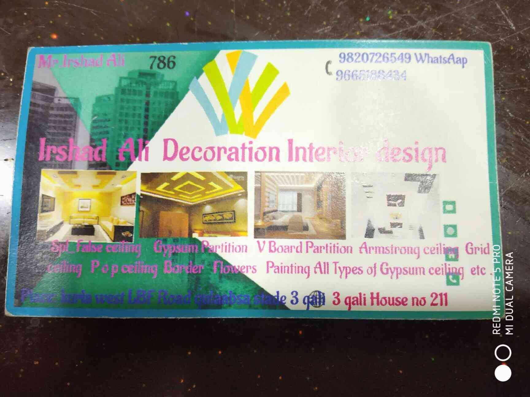 Irshad Ali Decoration Interior Design Kurla West Painting