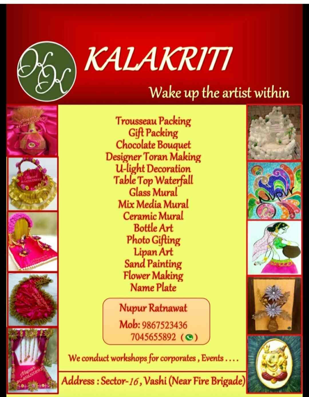Kalakriti Creative Corner Near Fire Brigade Hobby Classes In Navi Mumbai Mumbai Justdial Creative writing workshop in mumbai.