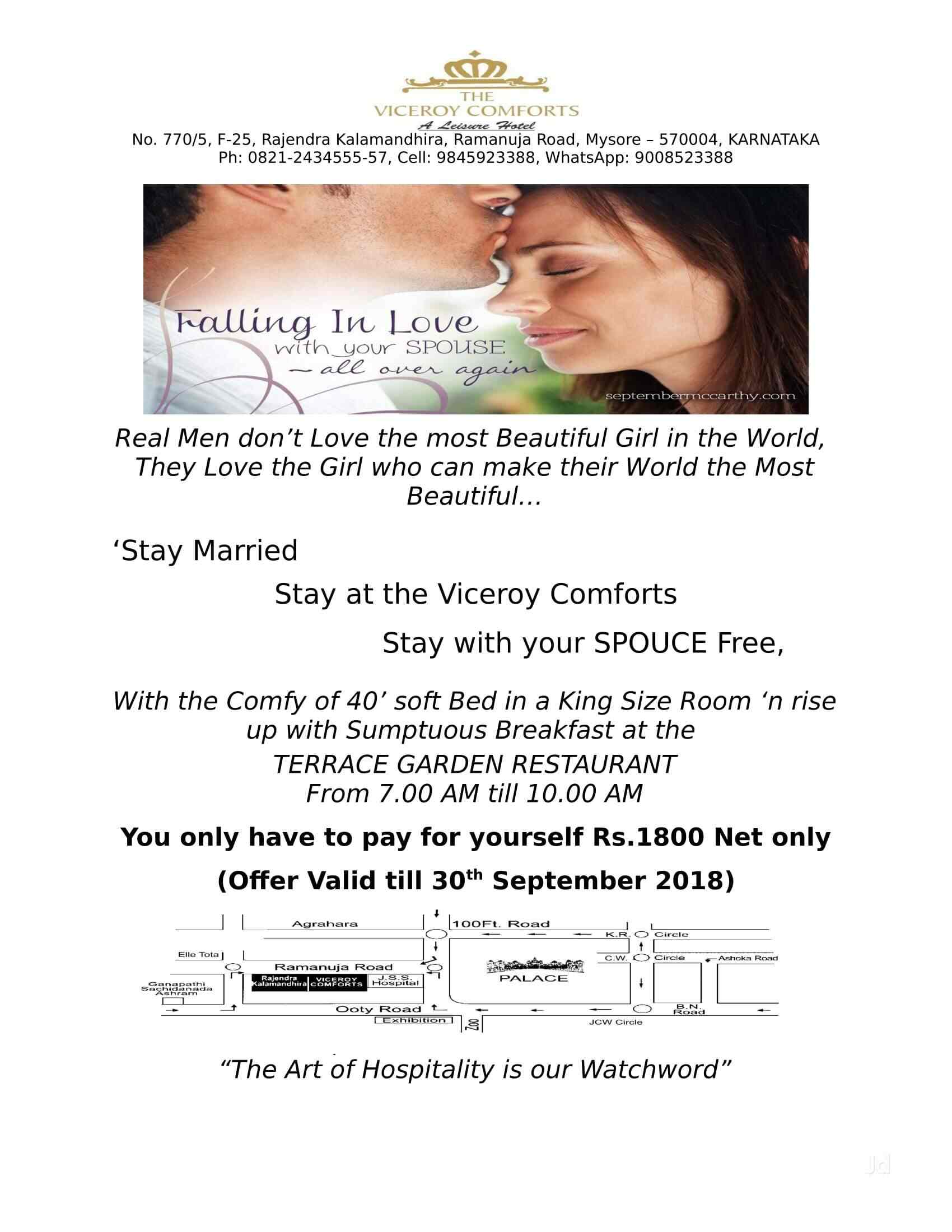 The Viceroy Comforts Ramanuja Road Hotels In Mysore Justdial
