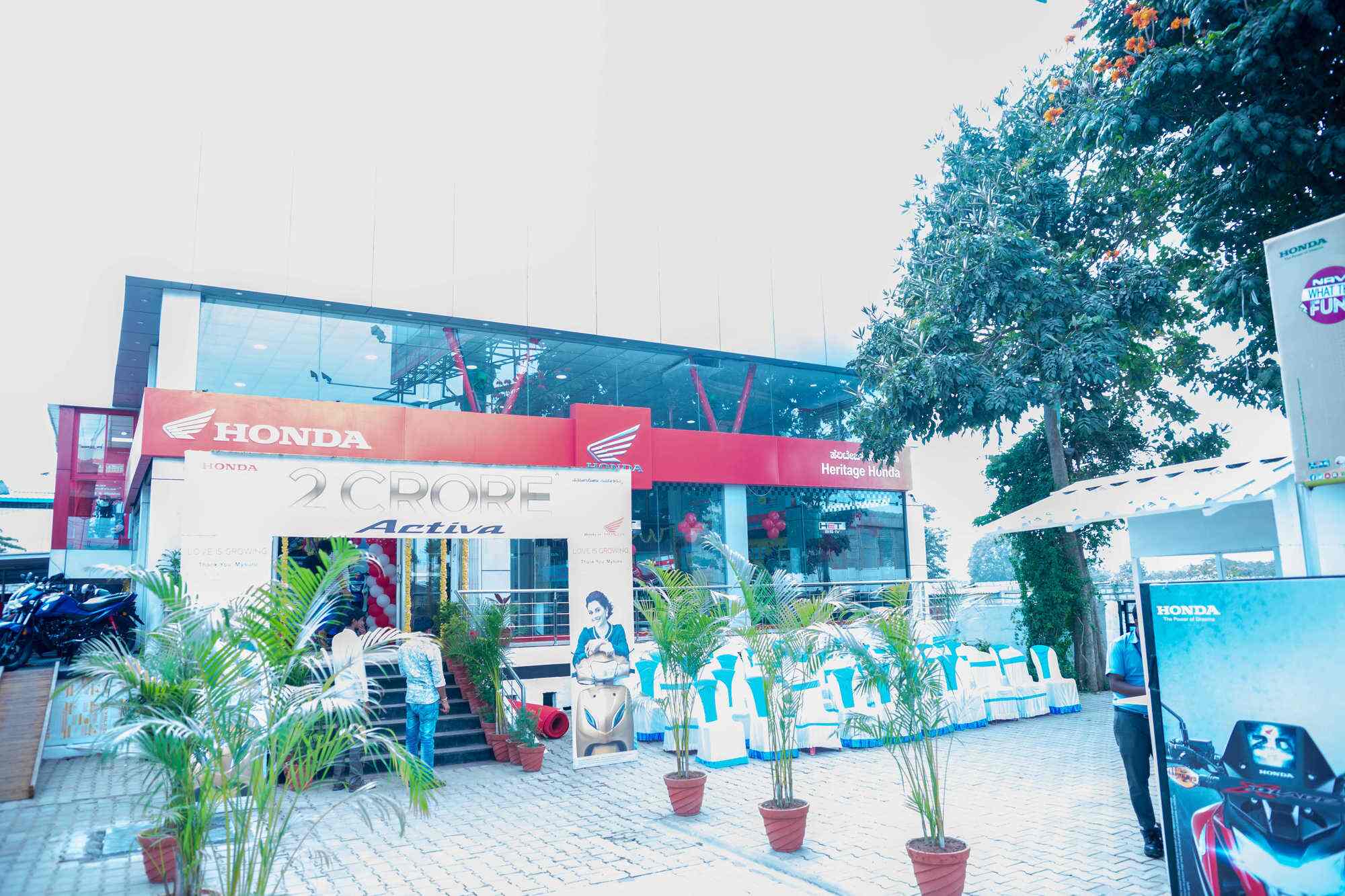 Heritage Honda World Class Showroom Hinkal Motorcycle Dealers Honda In Mysore Justdial