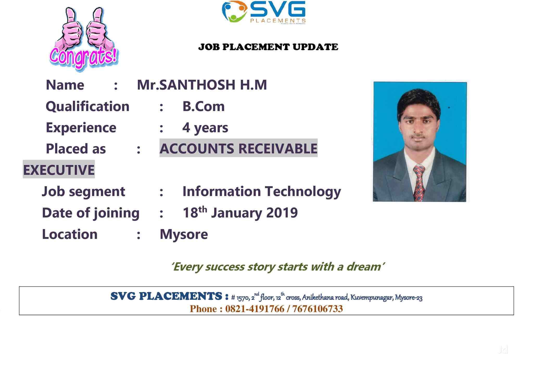 Svg Placements Reviews Kuvempunagar Mysore 881 Ratings Justdial Page 5