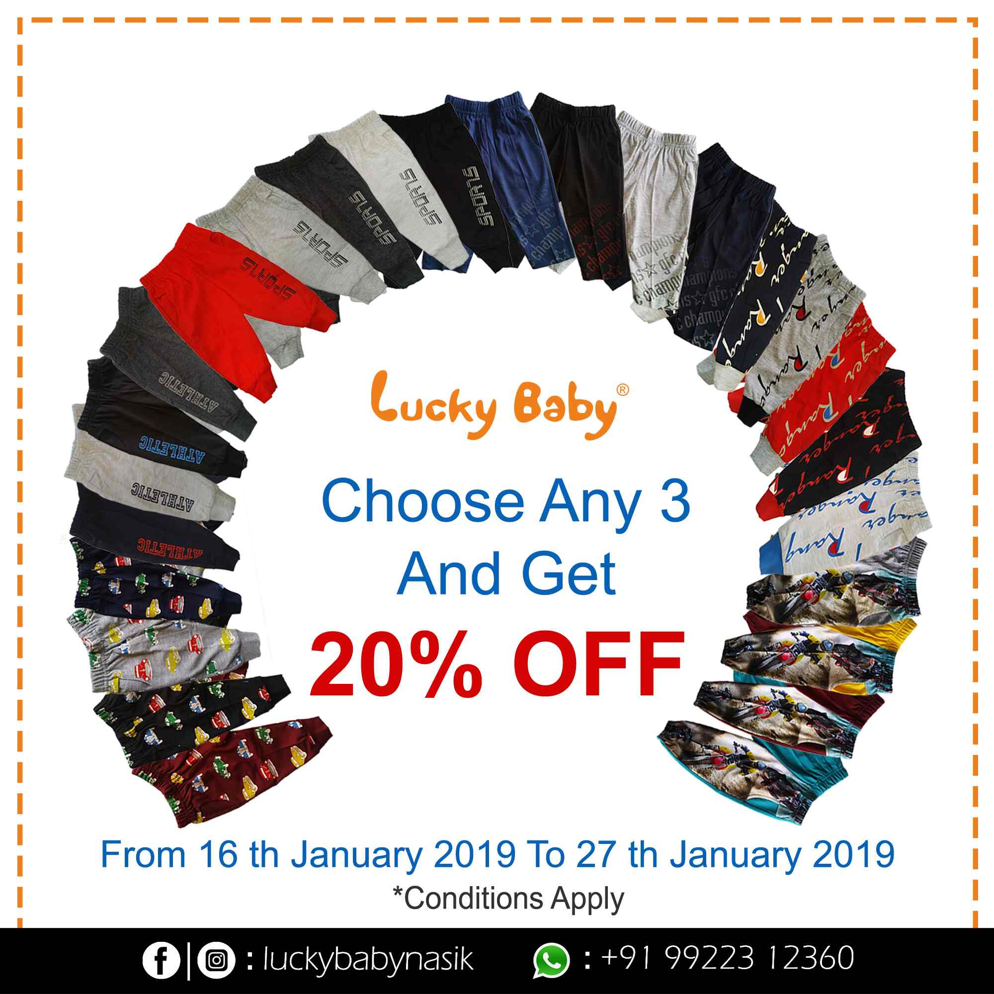 Lucky baby hot sale brand