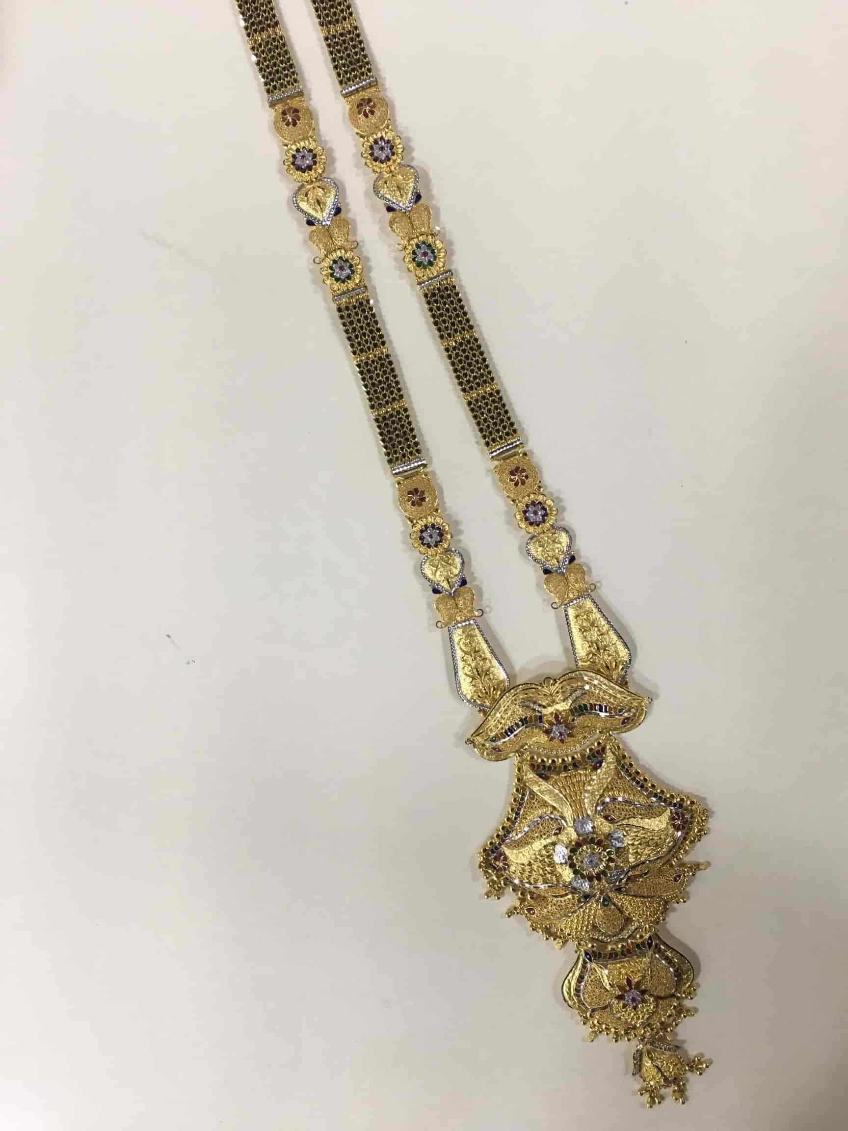Gold Jewellers Motimala Jewellers Vashi Diamond Pendants Laxmi
