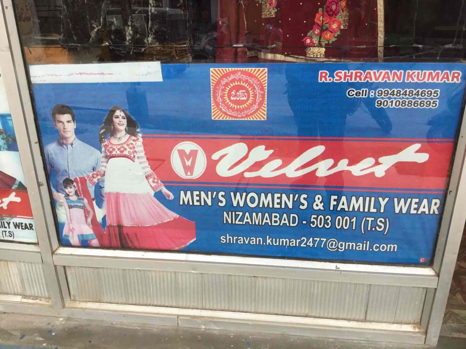 Velvet Mens Womens And Family Wear Nizamabad Tailors For Women