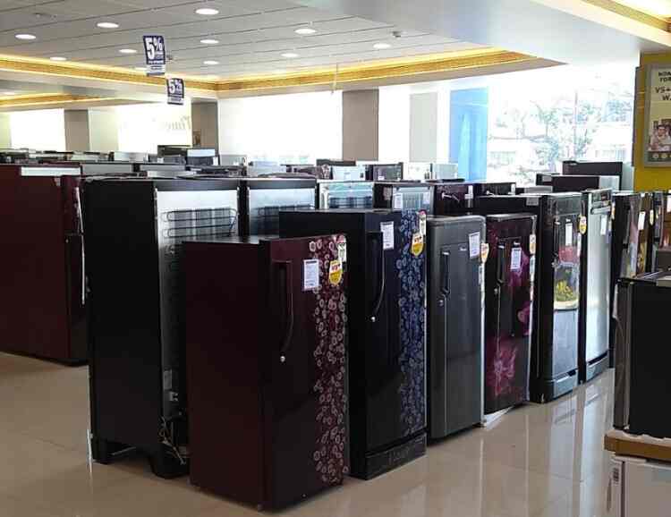 double door fridge vijay sales