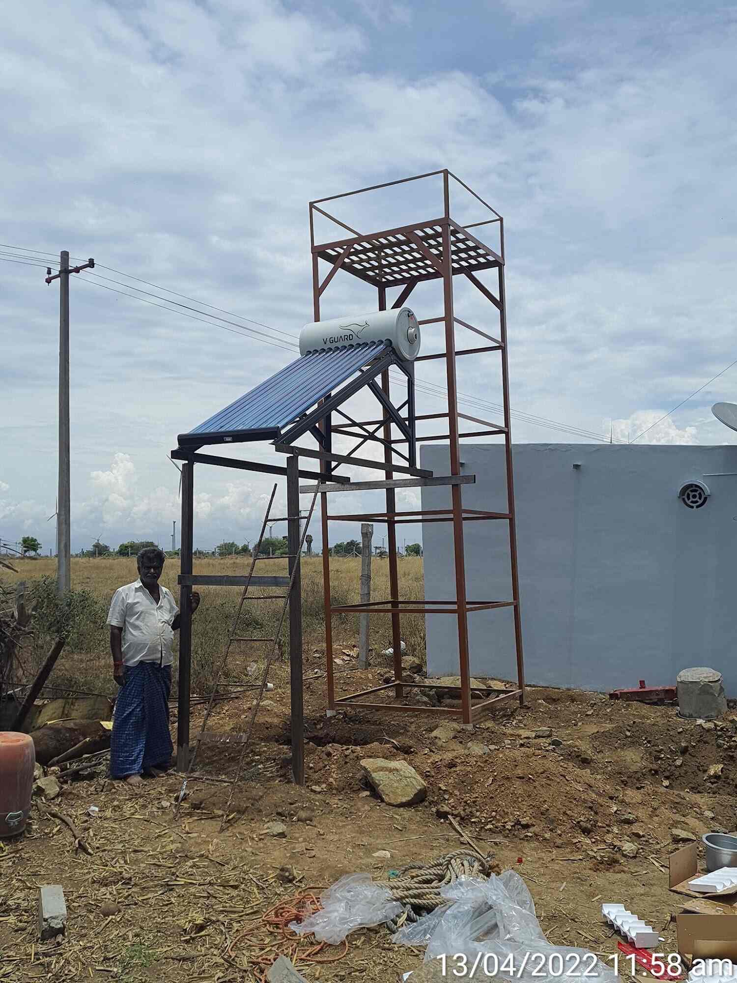 V Guard Solar Water Heater - Kathir Agencies in Pollachi Bazaar,Pollachi -  Best CCTV Installation Services in Pollachi - Justdial