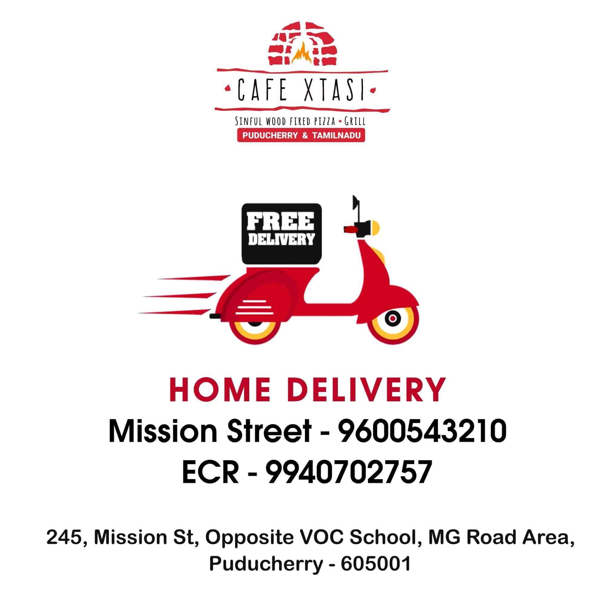 Cafe Xtasi Menu in Bussy Street, Pondicherry Updated 2025 - Food