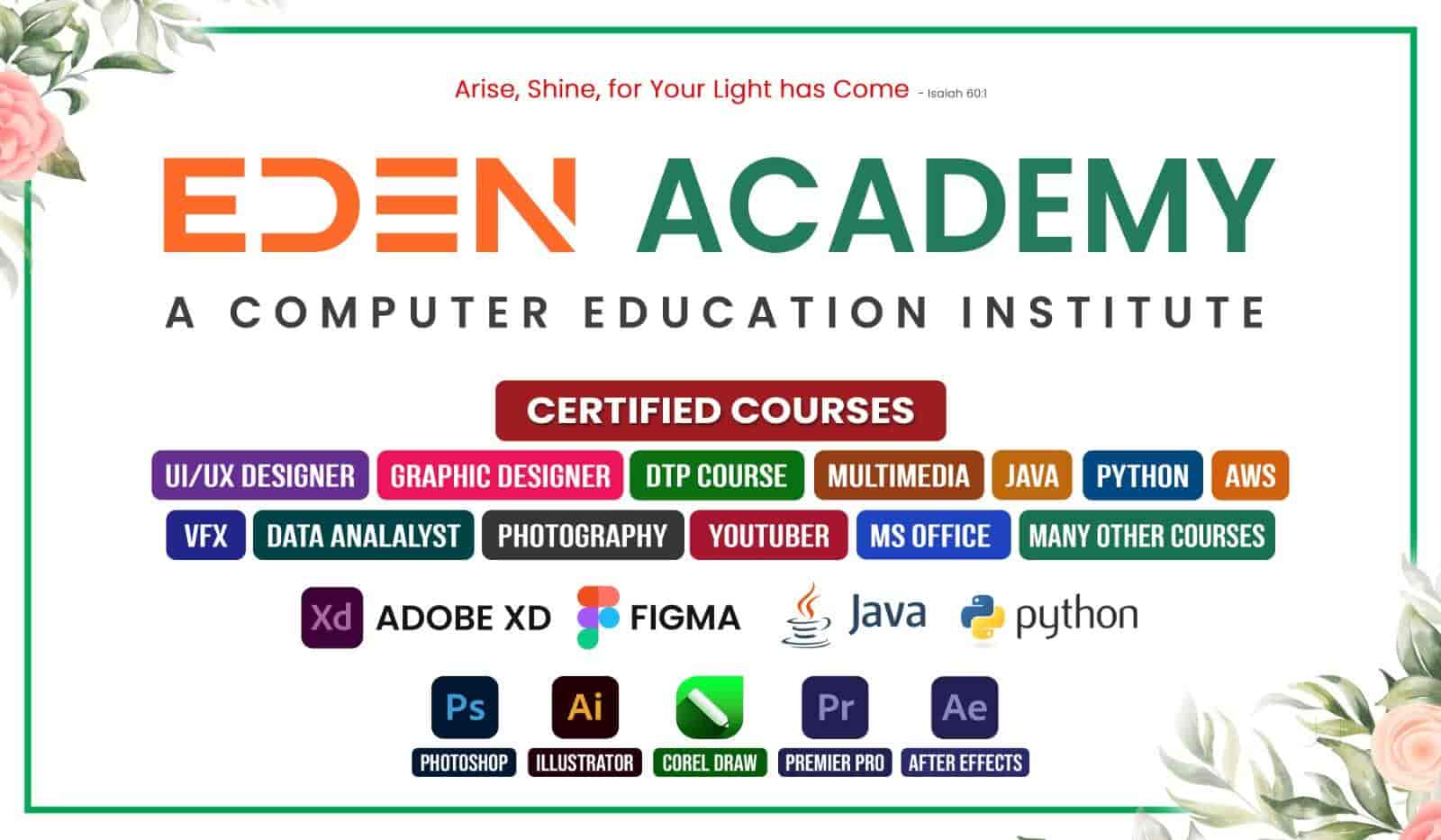 EDEN ACADEMY in Reddiar Palayam,Pondicherry - Best Computer Training  Institutes near me in Pondicherry - Justdial
