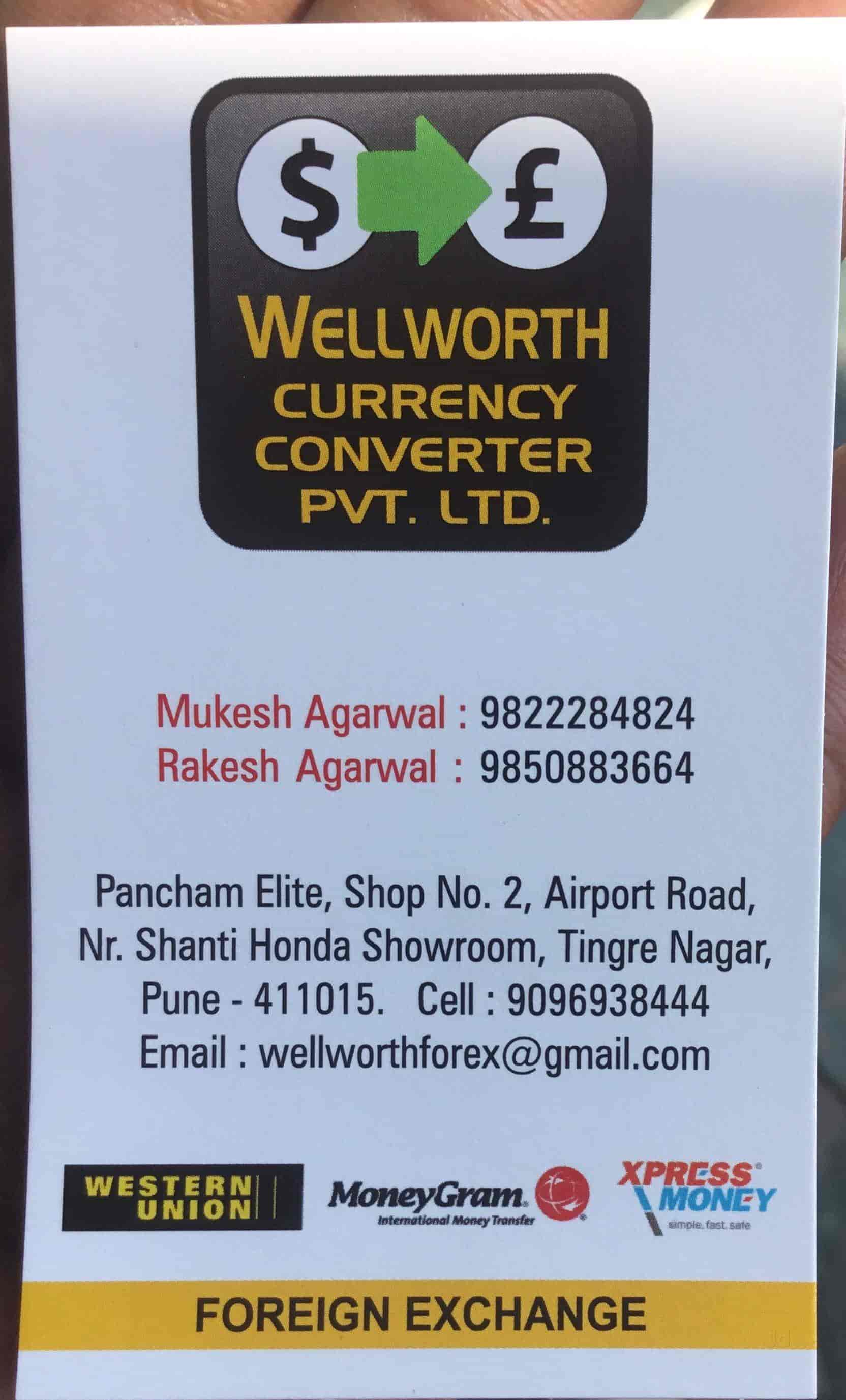 Wellworth Currency Converter Pvt Ltd Vishrantwadi Foreign Wellworth Currency Converter Pvt Ltd Vishrantwadi Foreign Exchange Agents In Pune Justdial