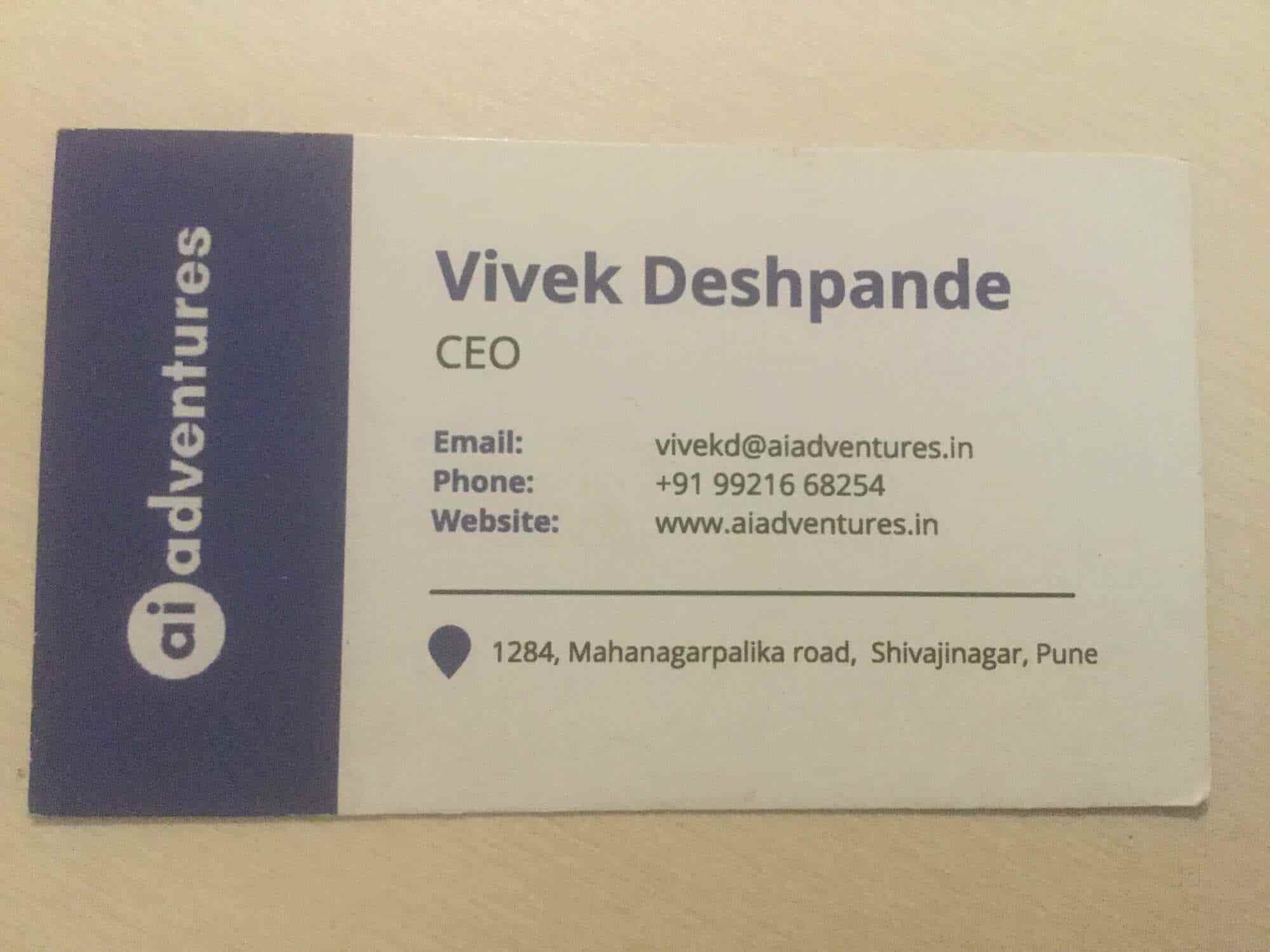 Ai Adventures in Shivaji Nagar,Pune - Best Machine Learning