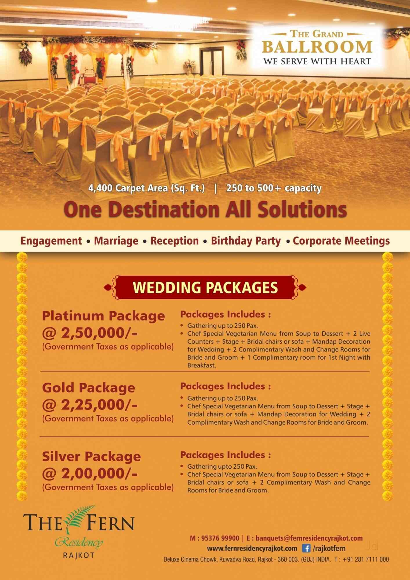 The Fern Residency Photos Rajkot Pictures Images Gallery The Fern Residency Photos Rajkot Caterers