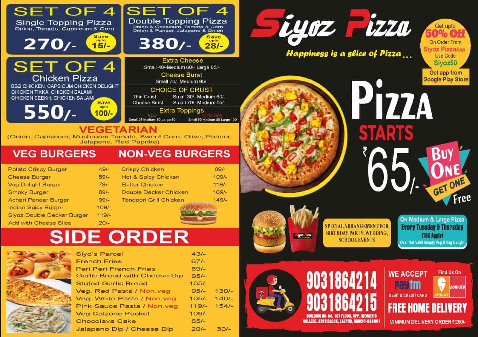 siyo-z-pizza-lalpur-ranchi-