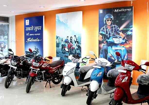 Hero motocorp showroom near me sale