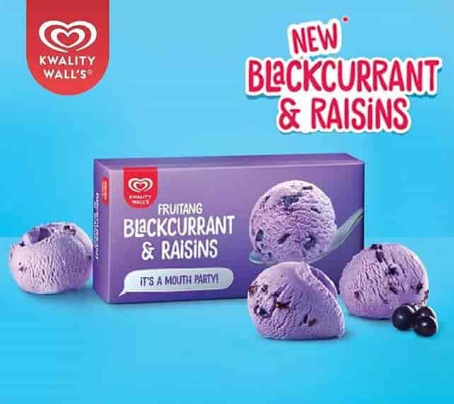 kwality walls ice cream box