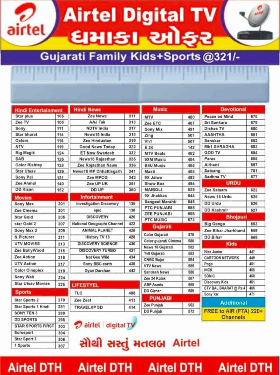 Dd Sports Ipl On Airtel Tv Channel Number Airtel Digital Tata Sky