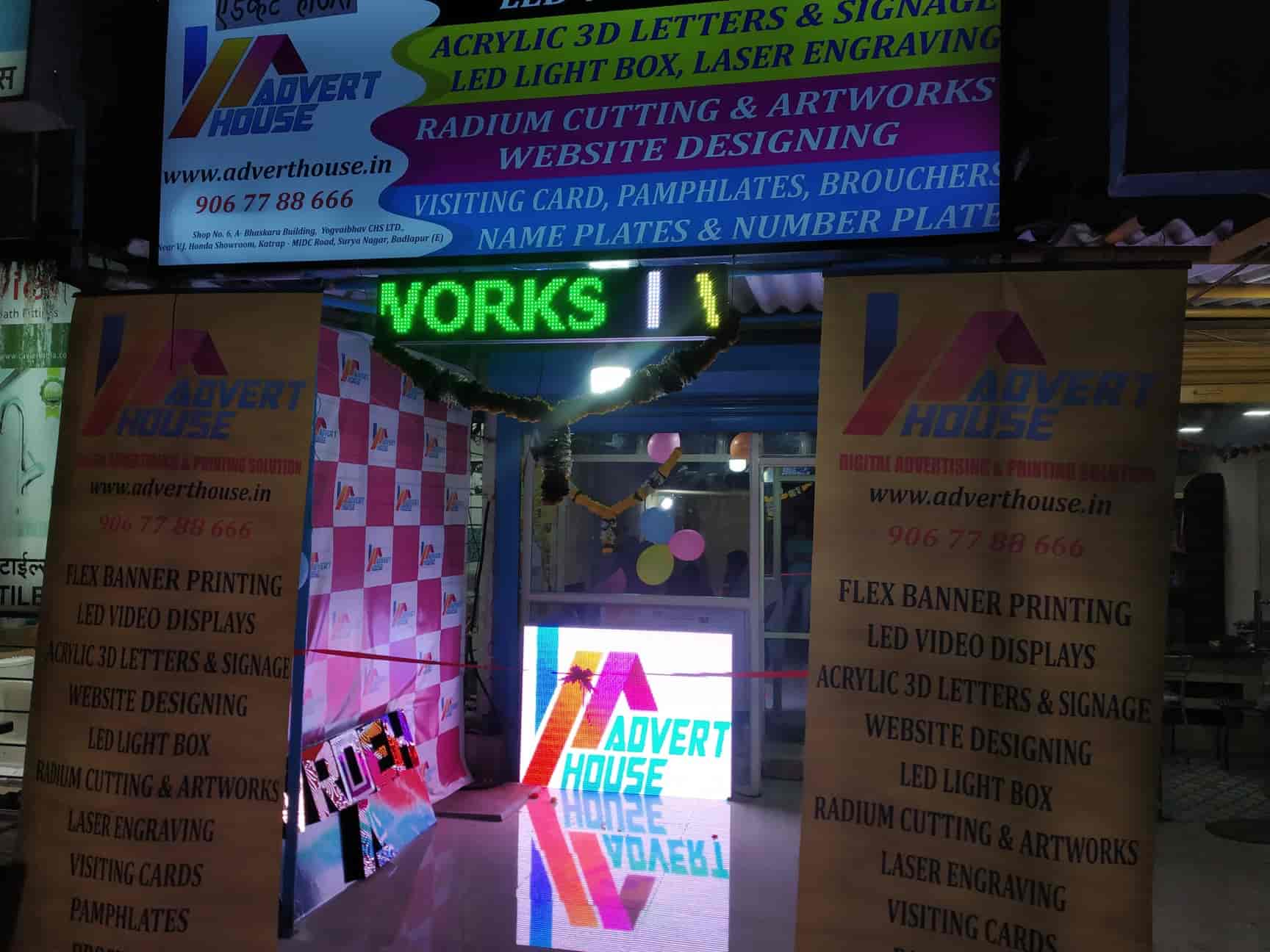 Advert House Badlapur Flex Printing Services In Thane Mumbai