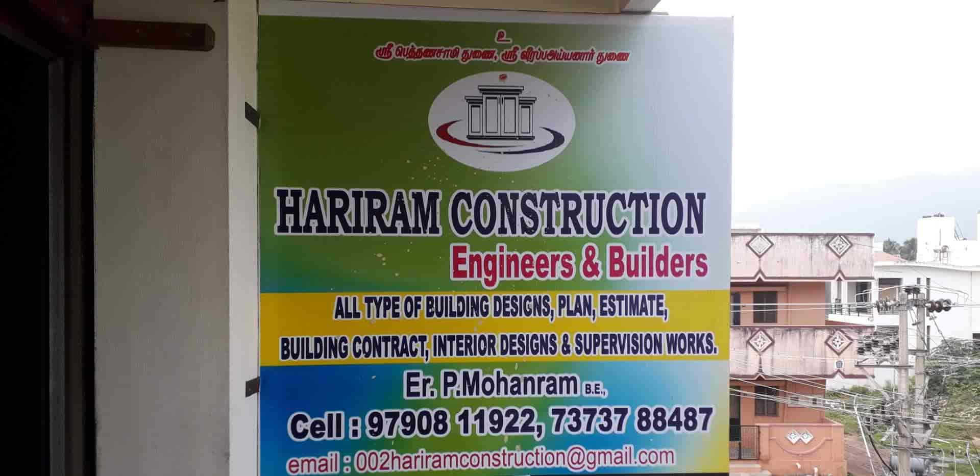Hariram Construction Opposite To Union Office Builders In Theni