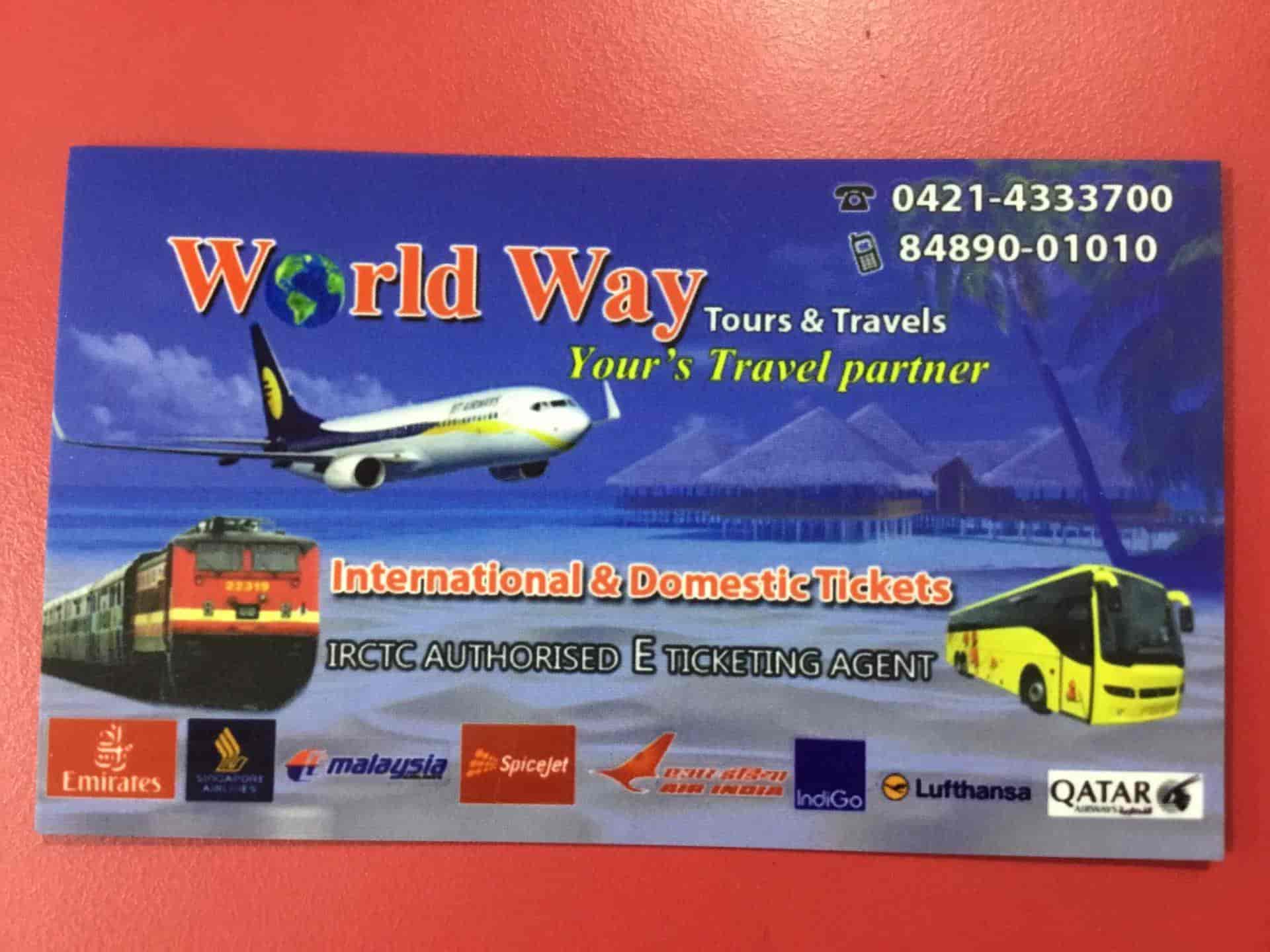 World Way Tours Travels Photos Pn Road Tirupur Pictures Images Kaos Aeroplain Travel Agents