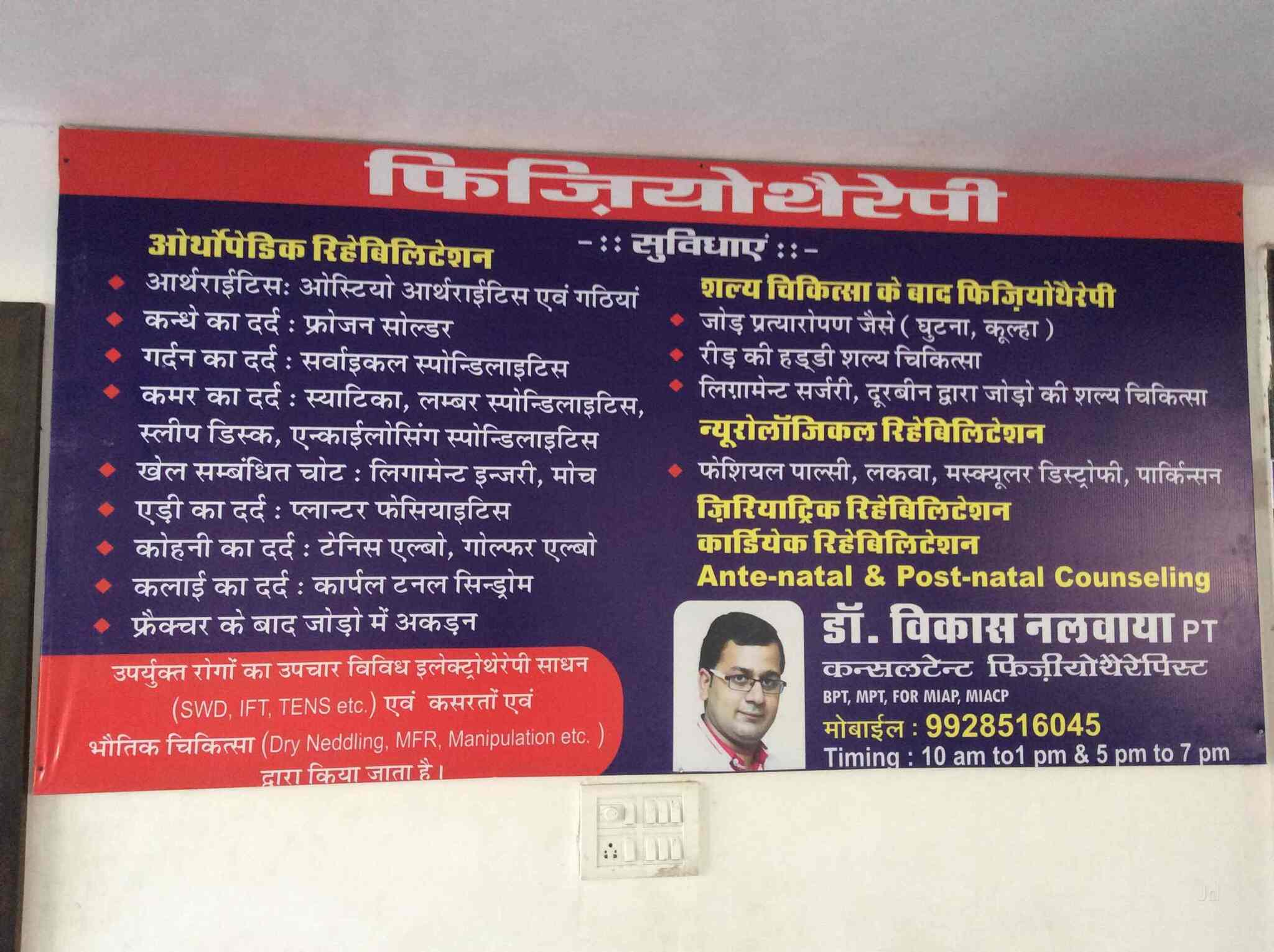 Dr Vikas Nalwaya Physiotherapy Clinic Photos Udaipur City Mumbai