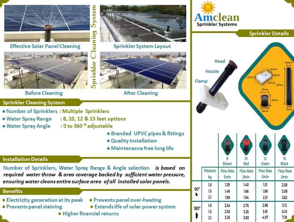 Amclean Sprinkler System Solar Panel Cleaning in Akota ...
