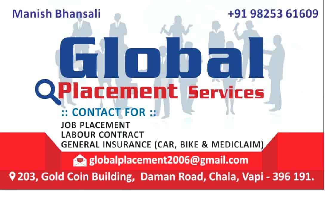 Global Placement Services in Chala,Vapi - Best Placement Services  (Candidate) near me in Vapi