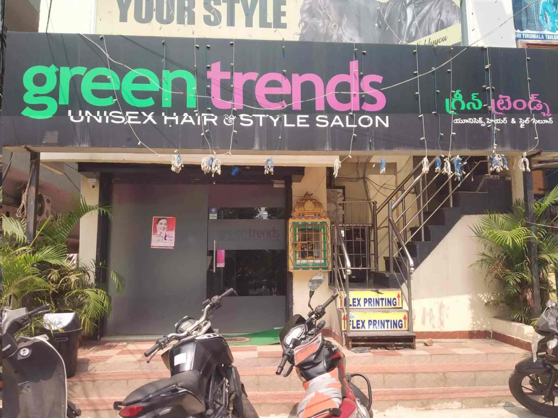 Green Trends Unisex Hair Style Salon Murali Nagar Beauty Spas In Visakhapatnam Justdial