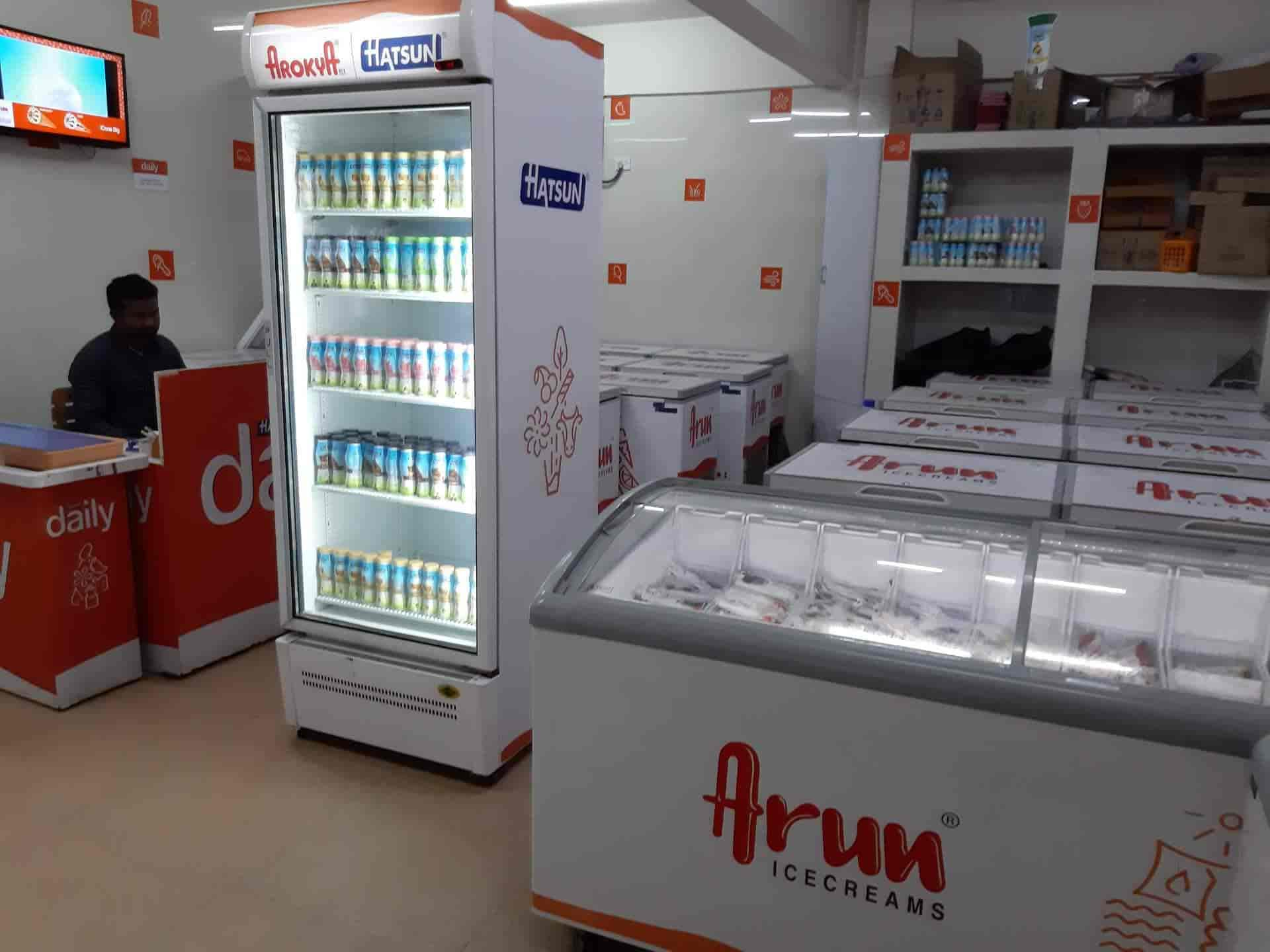 arun ice cream freezer price