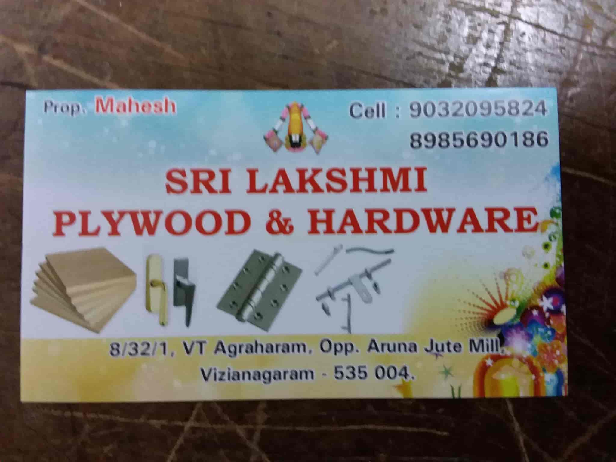 Sri Lakshmi Plywood and Hardware (Closed Down) in Industrial