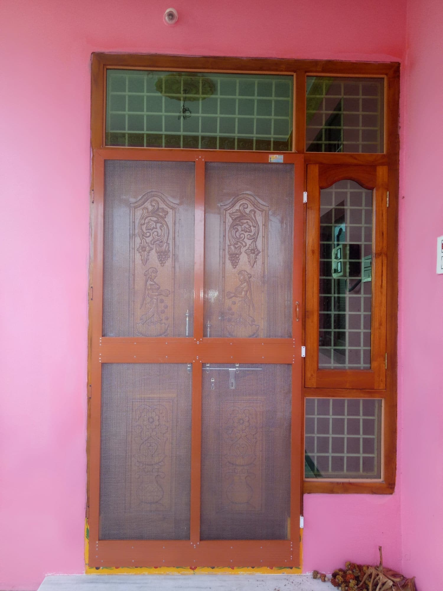 Siri Aluminium Mosquito Mesh Doors Photos Hanamkonda Warangal Mosquito Mesh Door Siri Aluminium Doors Photos Hanamkonda Warangal Front