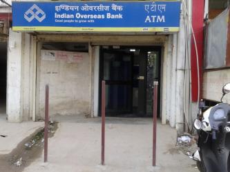 indian overseas bank atm vikas nagar