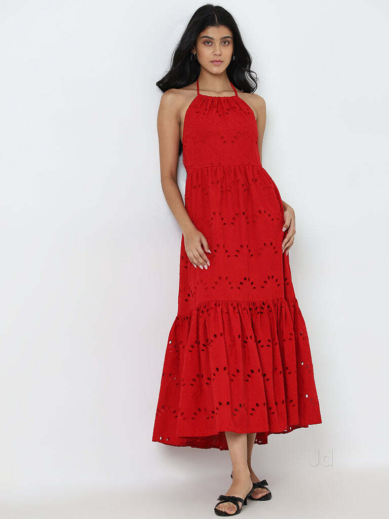 red dress westside Buy LOV Red Solid A-Line Dress from Westside