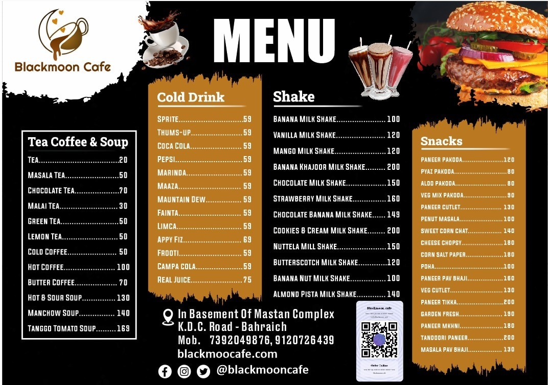 Black Moon Restaurant @Cafe in Kapoorthala,Bahraich - Best Coffee Shops  near me in Bahraich - Justdial