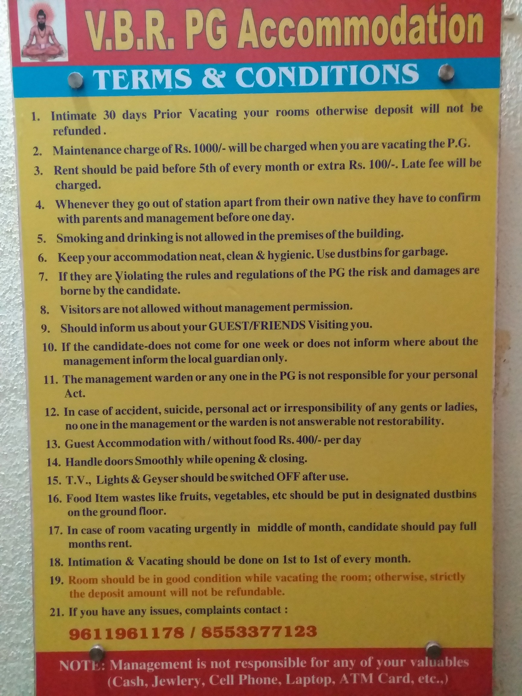 Properties Listed in Vbr Pg For Ladies, in Hal 3rd Stage 