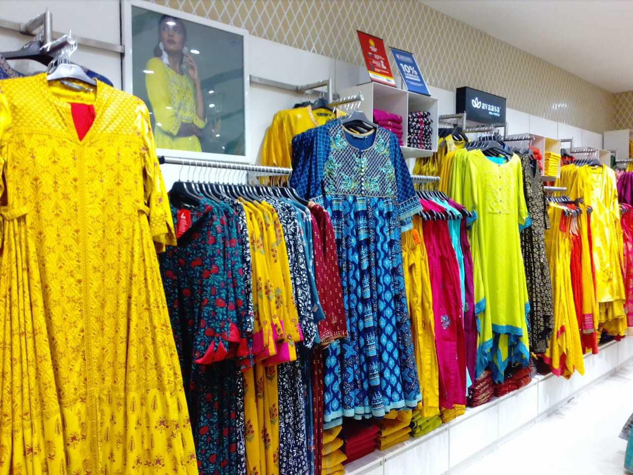 New Trends Collection Kurtis Discount Reliance Trends Party Wear