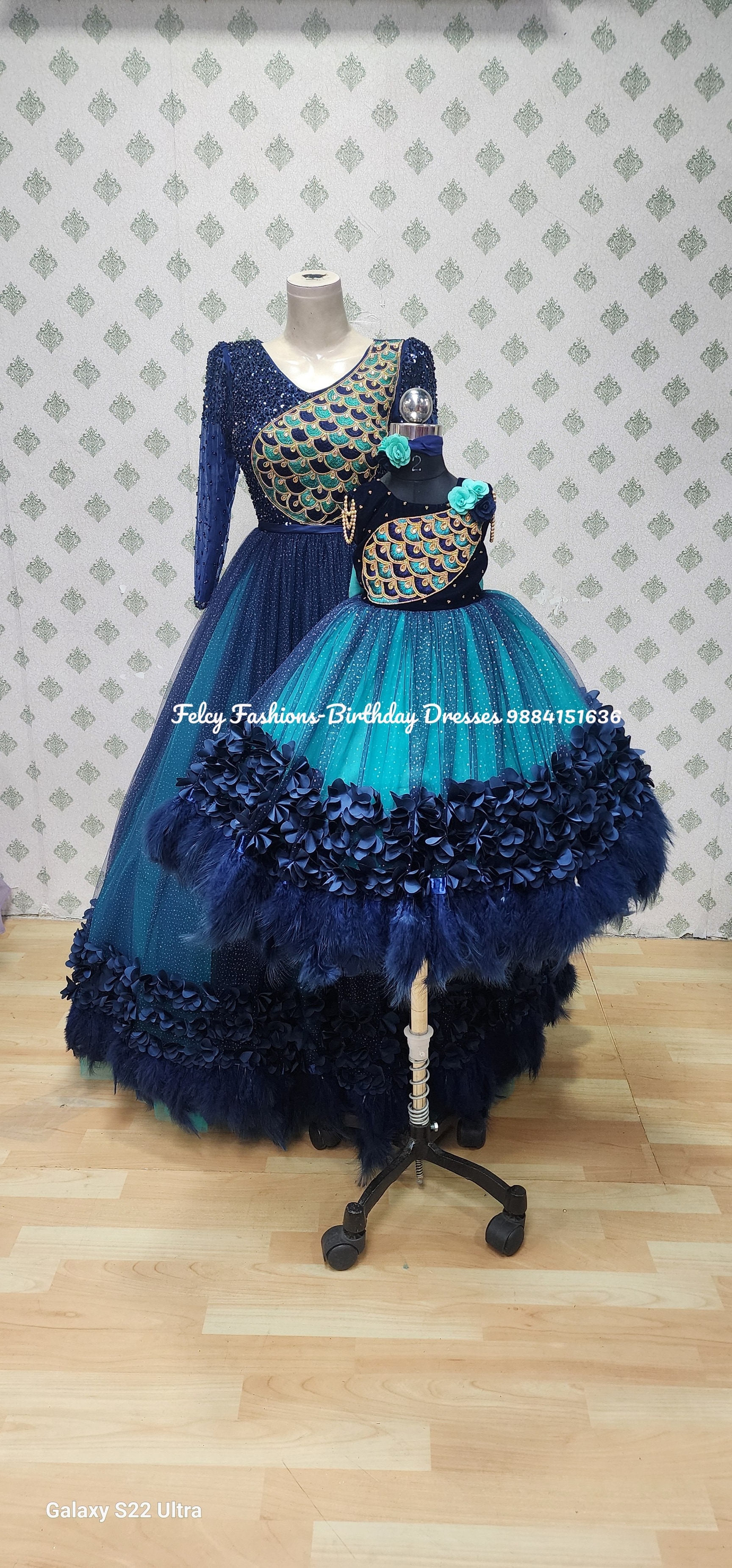 birthday combo dress for family Mom 1st Birthday Clothes Combo Dress 1st Birthday Dress For Baby Girl And Mom Pink Frill