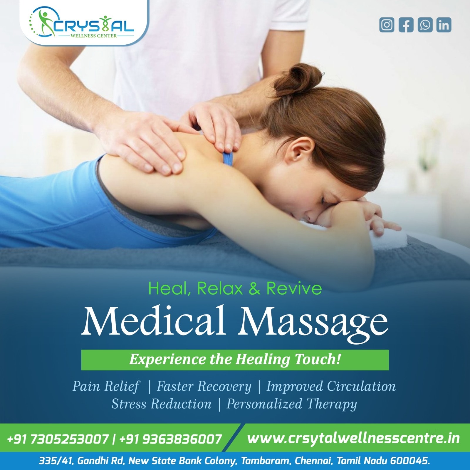 Crystal Wellness Centre in Tambaram West,Chennai - Best Body Massage  Centres near me in Chennai - Justdial