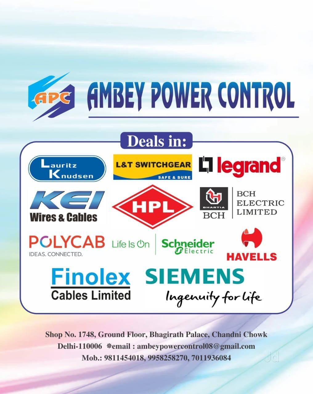 Ambey Power Control in Chandni Chowk,Delhi - Best L&T-Residual Current  Circuit Breaker Dealers near me in Delhi - Justdial
